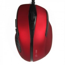 MCSaite USB Optical Mouse - red (130CM-Cable)