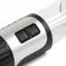 Hand-Crank/USB Rechargeable 2 + 12 LED 5-Mode White Light Flashlight