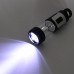 Hand-Crank/USB Rechargeable 2 + 12 LED 5-Mode White Light Flashlight