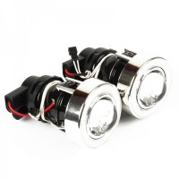 CCFL 55W 3000K 1200LM Car Angel Eyes Projector Fog Lamps (Pair/12V)