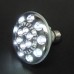 Sound/Light Activated Rechargeable E27 3W 5500K 100LM 15-LED White Light Emergency Bulb (AC 85~265V)