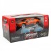 1:18 4-CH 27MHz R/C Racing Car w/ Lighting Effect - Orange (3 x AA / 2 x AA)