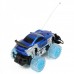 1:18 4-CH 27MHz R/C Racing Car w/ Lighting Effect - Blue (3 x AA / 2 x AA)