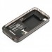 Dual SIM Card Dual Standby Convertor Case with 800mAh Battery for iPhone 4 - Black