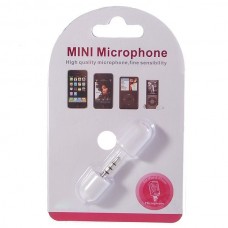 Mini Microphone for iPhone 3G/iPod Nano 4G/iPod Touch 2G/iPod Classic 120 (3.5mm Jack/White)