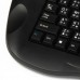Genuine MC Saite 81-Key Portable 2.4G Wireless Keyboard w/ Trackball Mouse & Receiver (2*AA)