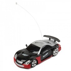 Cool R/C 2-CH Model 1:32 Scale Plastic Racing Car - Black + Silver (3 x AA/2 x AA)