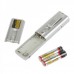 Wireless USB RF Presenter with Red Laser Pointer - Silver + Black (433MHz/2*AAA)