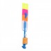 Funny Plane Toy w/ Rubber Shooting & Blue LED Illumination (Color Assorted)