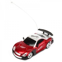 Cool R/C Model 1:32 Scale Plastic Racing Car - Red + Silver + Black (3*AA/2*AA)