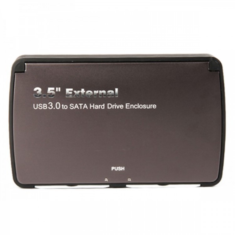 USB 3.0 External Hard Drive Enclosure for 3.5" SATA I / II / III