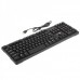 MCSAITE USB Wired 105-Key Keyboard - Black (102cm-Cable)