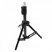 Durable Retractable Iron Tripod - Black