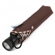 Folding Umbrella with 2-Mode 6-LED Flashlight Handle (2 x CR2032)