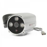 1/3 Sharp CCD 1.3MP Water Resistant Surveillance Security Camera w/ 3-LED IR Night Vision (12mm)