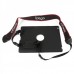 IPEGA Protective Plastic Back Case w/ Shoulder Strap for iPad 2 - Black