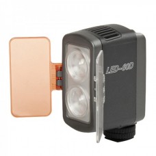 7W 350LM 2-LED White Light with 2-Filters for Camera/Camcorder