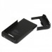 Stylish 1900mAh Rechargeable External Backup Battery Case for iPhone 4 - Black