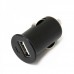 Stylish Car Charging Adapter + USB Cable Set for iPhone 3G/3GS/4/iPod - Black (12 V)