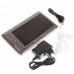7.0" LCD E-Book Reader Multimedia Player w/TF/Dual 3.5mm Audio Jacks - Iron Grey (4GB)