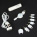 USB Car Cigarette Lighter Power Adapter w/ USB Cables/Adapters for Cell Phone + More (DC 10~30V)