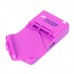 Universal Cell Phone Lithium Battery Charger w/ USB Power Port - Purple (EU Plug/100~240V)