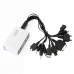 2800mAh Emergency Mobile Power Rechargeable Battery Pack w/ Cell Phone Adapter for iPhone/iPad