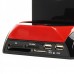 2.5"/ 3.5" SATA HDD Vertical Docking Station with SDHC Card Reader and 2-Port USB Hub