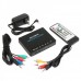 Mini 720P RM/RMVB/MP3 HD Media Player with SDHC/USB Host/AV-Out/YPbPr (Black)