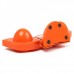 Cute Cartoon Style Rechargeable MP3 Player Speaker with USB/SD - Orange