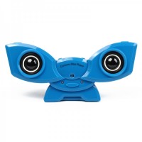 USB Rechargeable Portable Music Speaker with Clip & USB/SD/MMC Slot - Blue