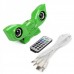 USB Rechargeable Portable Music Speaker with Clip & USB/SD/MMC Slot - Green