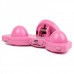 Cute Cartoon Style Rechargeable MP3 Player Speaker with USB/SD - Pink