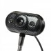 USB 2.0 300K Pixel Webcam with Microphone and White 2-LED Night Vision for PC/Laptop