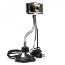 USB 2.0 300K Pixel Driverless Webcam with Microphone for PC/Laptop