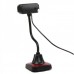 USB 2.0 Flexible 300K Pixel Driverless Webcam with Microphone & 3-LED Night Light