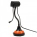 USB 2.0 Flexible 300K Pixel Driverless Webcam with Microphone & 2-LED Night Light