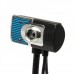 USB Flexible Neck 300KP CMOS Driverless Webcam w/ Microphone & 2-LED Night Light