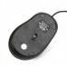 MCSaite USB 2.0 800DPI Optical Mouse - Black + Silver (143CM-Cable)