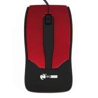 MCSaite USB 2.0 800DPI Optical Mouse - Black+Red (121CM-Cable)