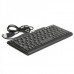 Mini 78-Key USB Wired Keyboard - Black