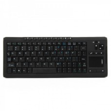 MC Saite Portable 2.4GHz Wireless 78-Keys Multimedia Keyboard with Touch Pad - Black (2xAAA)