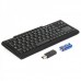 MC Saite Portable 2.4GHz Wireless 78-Keys Multimedia Keyboard with Touch Pad - Black (2xAAA)