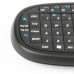 Ergonomic Handheld 2.4GHz Wireless 65-Key Keyboard w/ Receiver - Black