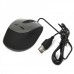 MCSaite USB Optical Mouse - Black + Dark Grey (120CM-Cable)