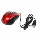 MCSaite USB 2.0 800DPI Optical Mouse - Black + Red (137CM-Cable)