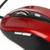 MCSaite USB 2.0 800DPI Optical Mouse - Black + Red (137CM-Cable)