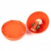 Electric Pet Training Food Feeder Ball for Dogs - Orange (2 x AAA)