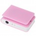 USB Rechargeable Mini Screen-Free Clip MP3 Player - Pink (2GB)