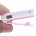 USB Rechargeable Mini Screen-Free Clip MP3 Player - Pink (2GB)